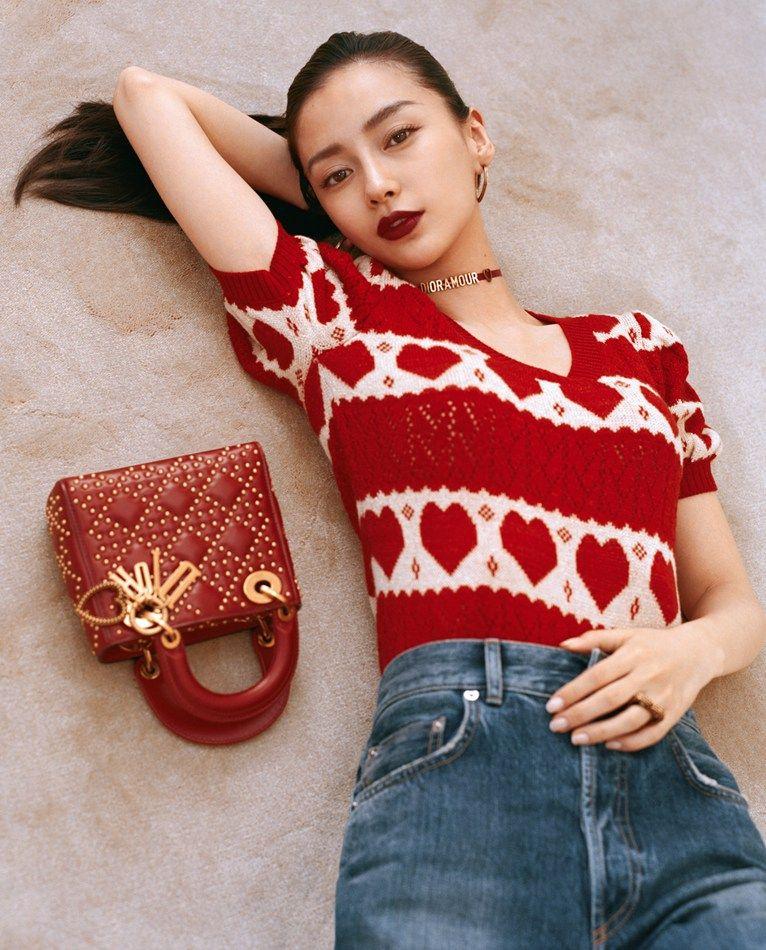 杨颖同款dior包尺寸,angelababy有哪些迪奥的包包