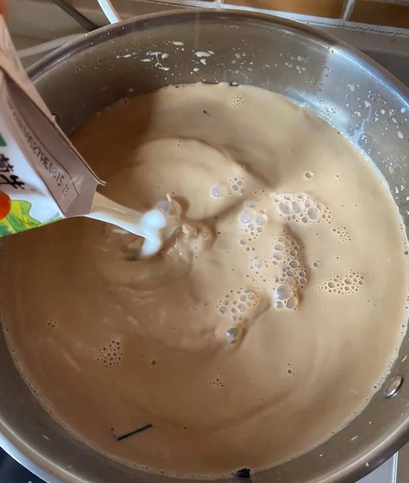 大桶焦糖奶茶制作教程,焦糖奶茶的做法测评