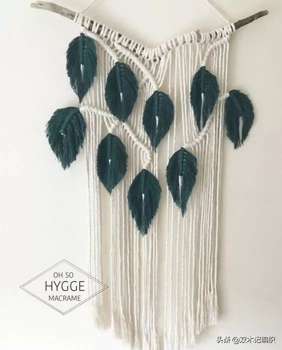 旧棉绳编叶子的方法,旧棉绳编叶子方法