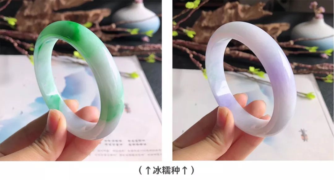 独龙玉和水沫子哪个更像翡翠,水沫子与冰种翡翠打灯对比