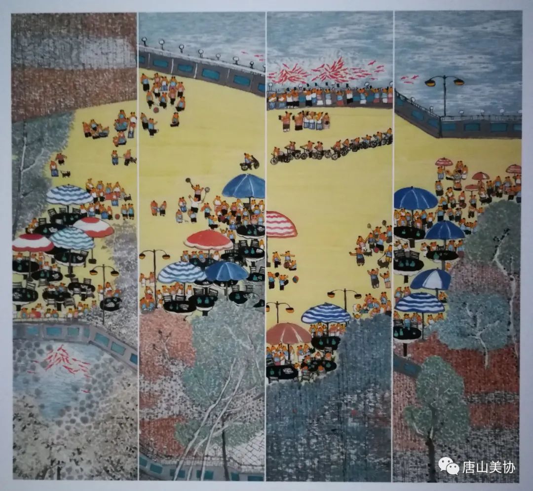 大美唐山展,展现唐山新时代绘画作品