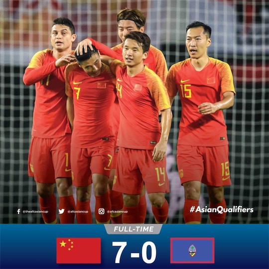 40强赛国足vs关岛,中日韩对抗赛40vs40完整视频