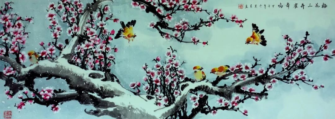 花鸟的作品欣赏,中式花鸟作品欣赏