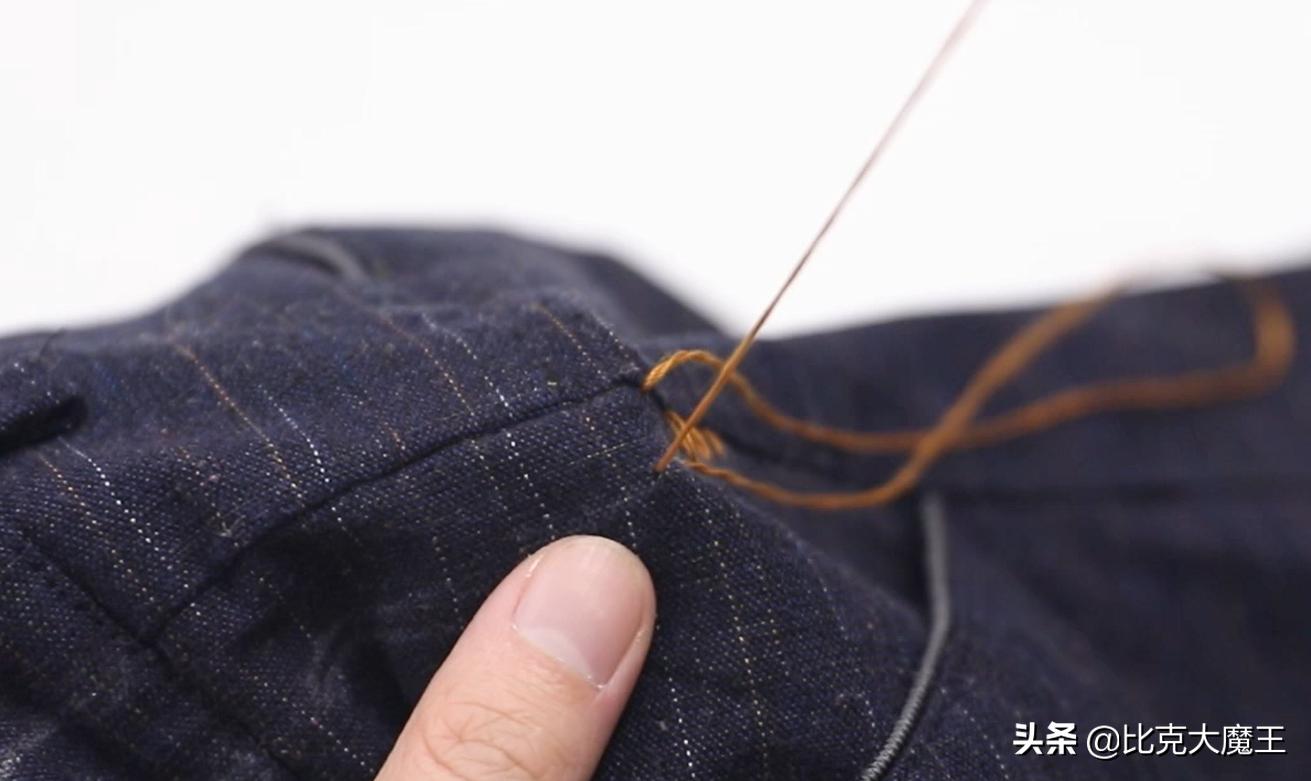 裤子裤腰大了不要扔！不用剪不用拆，教你轻松收裤腰，方法太棒了