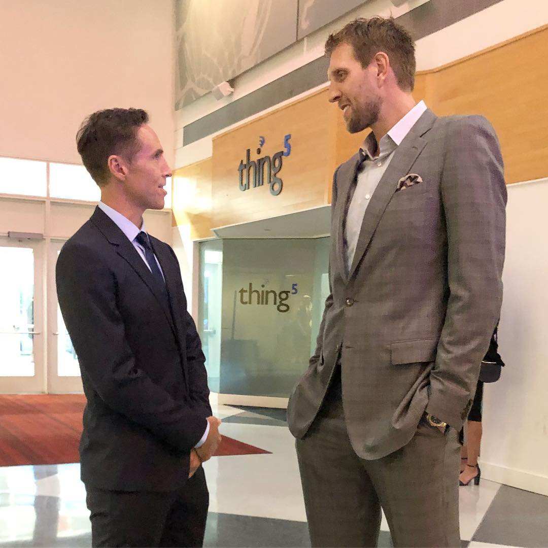 纳什诺维茨基看独行侠,诺维茨基纳什现身总决赛