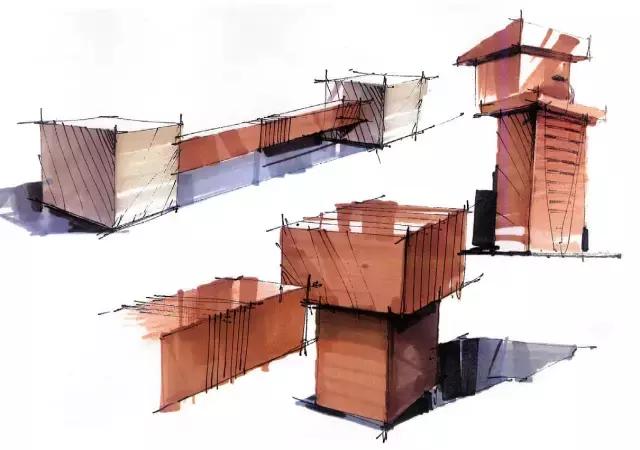 马克笔技法和技巧,马克笔表现技法教案