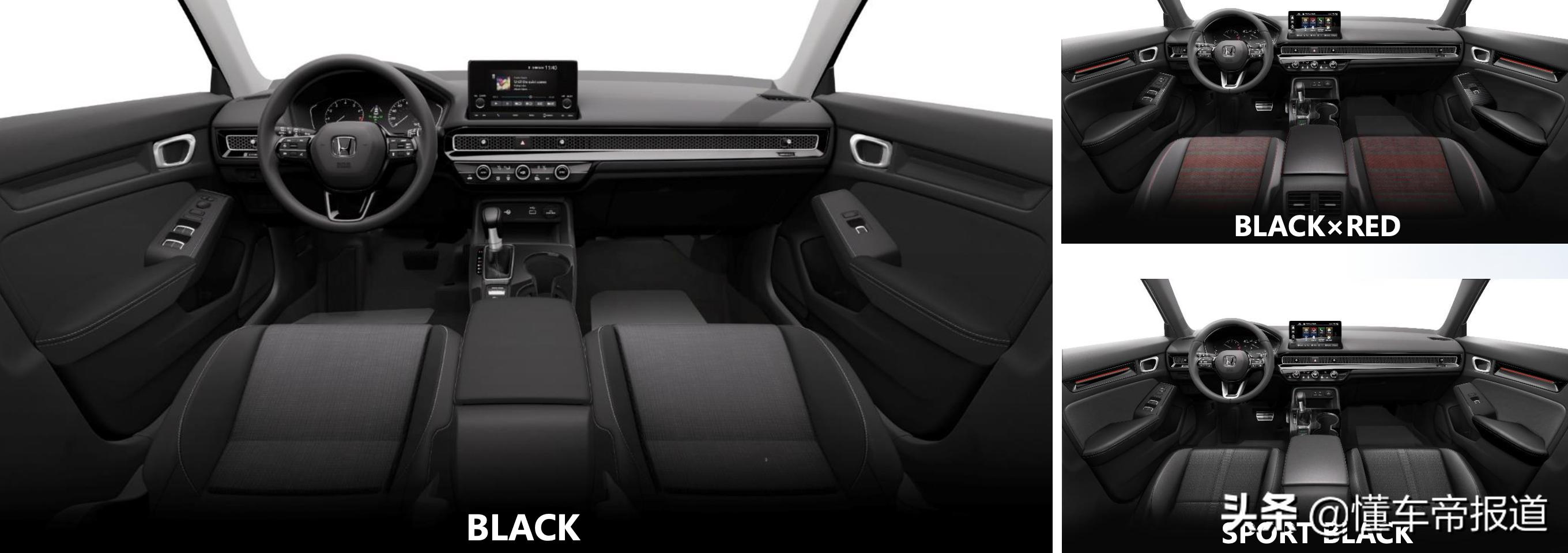 本田思域2021款hatchback220turbocvt,新车指导价11.98万哪款高配
