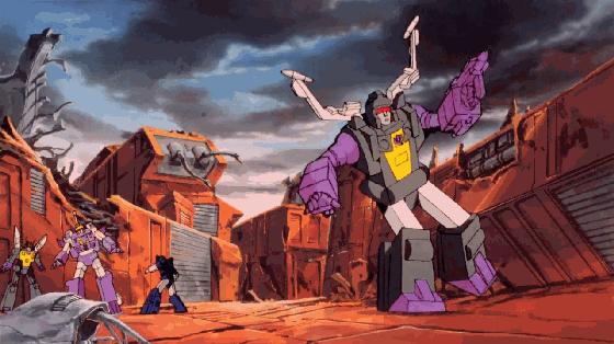 80年代变形金刚超清动画大图,1986年变形金刚大电影海报