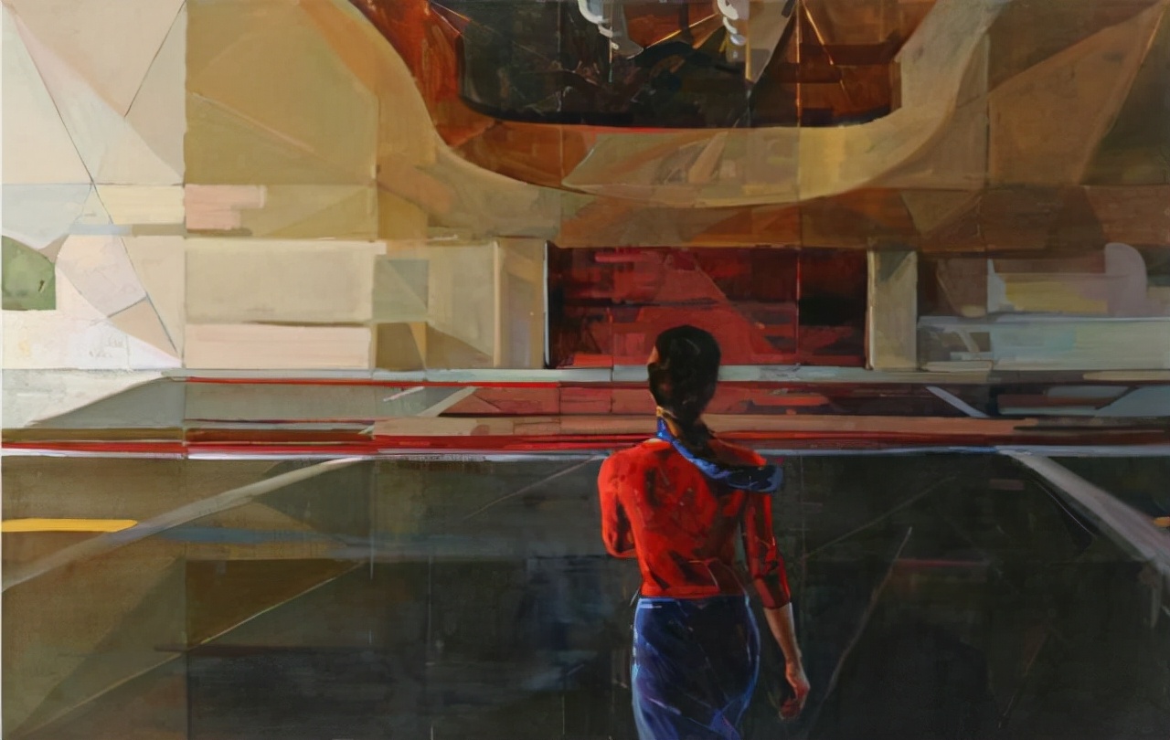 画家纯手绘油画,现实主义人物油画作品欣赏