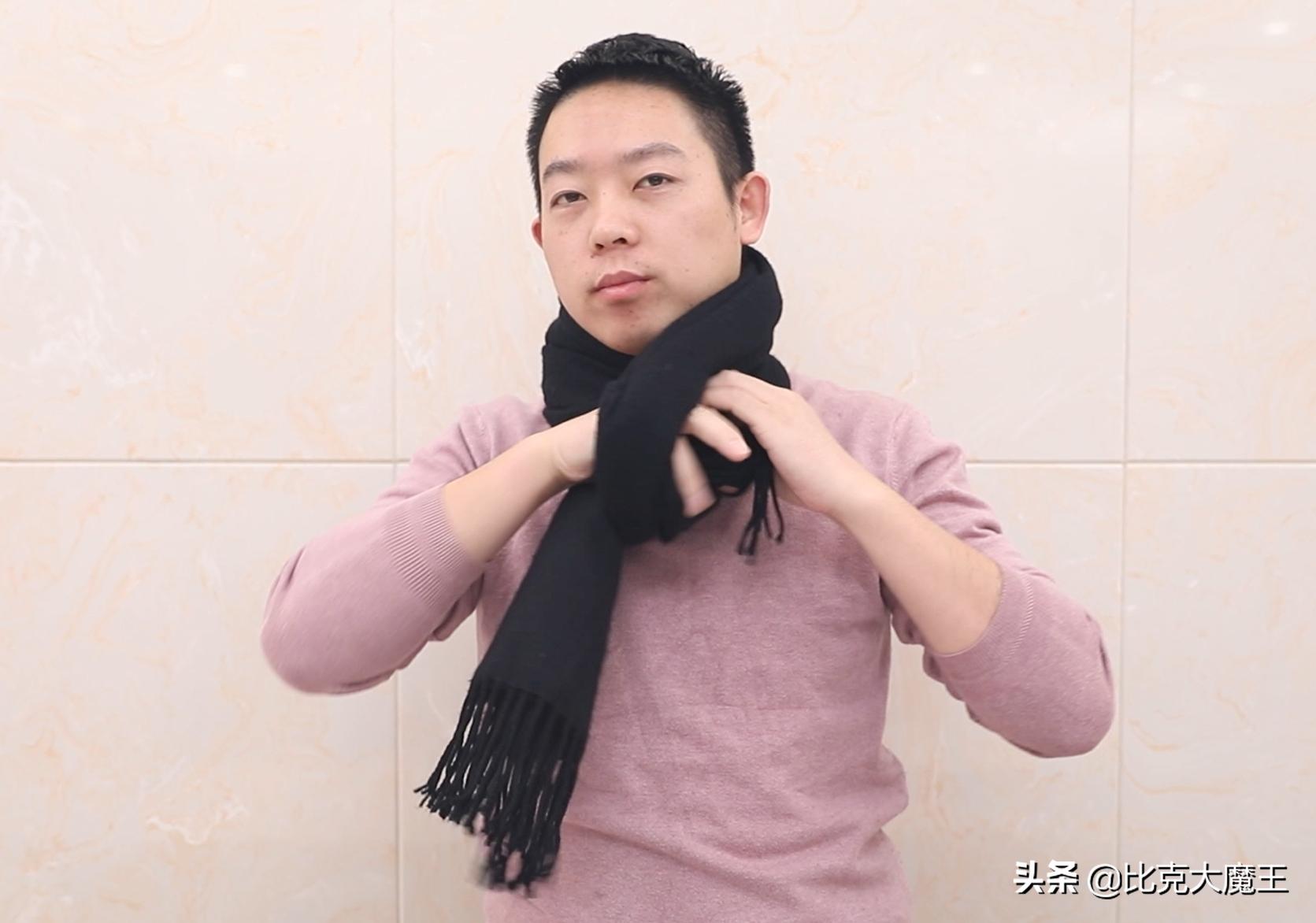 4种实用围巾系法围出新花样,一条围巾多种系法让你天天不重样