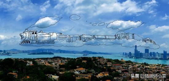 某位插画师云上作画网友直呼太可爱