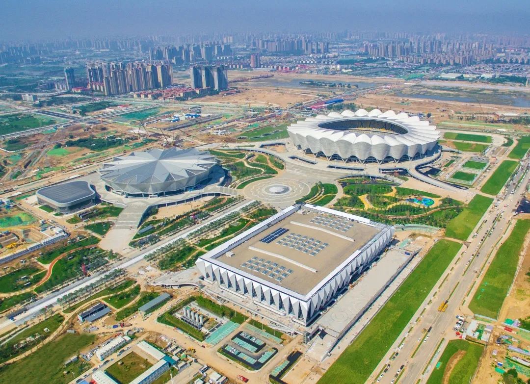 西安浐灞生态区奥体中心,西安奥体中心最新图