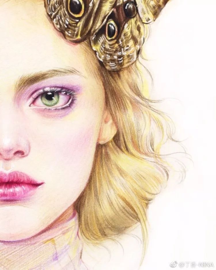 怎么用马克笔和彩铅画四大美人,马克笔与彩铅结合画法