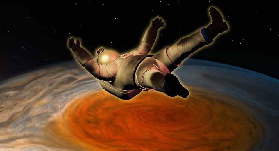 突然掉进木星会发生什么,如果一个人掉进木星会活多久