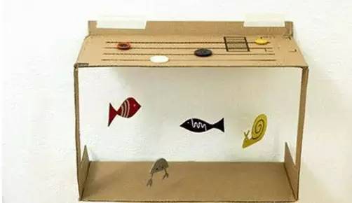 3-6岁儿童益智手工玩具鞋盒,幼儿园鞋盒里的动物世界手工作品