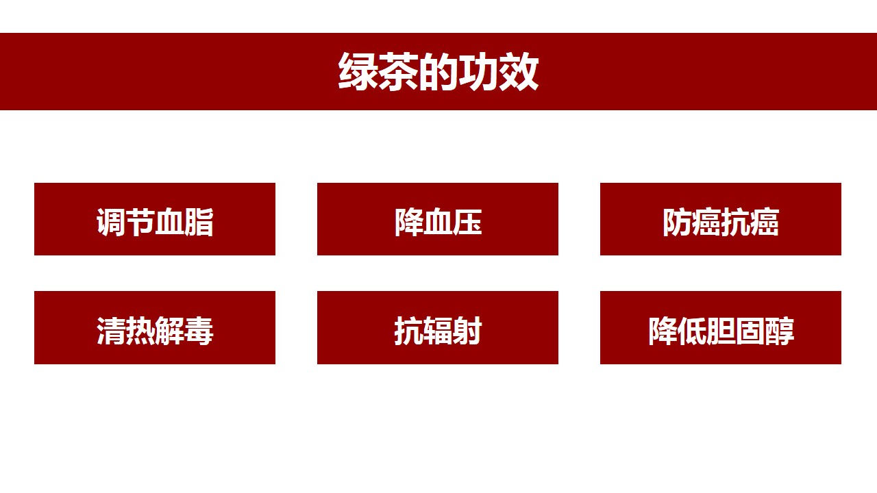 六大茶类功效一览表,中国六大茶类代表名茶以及功效