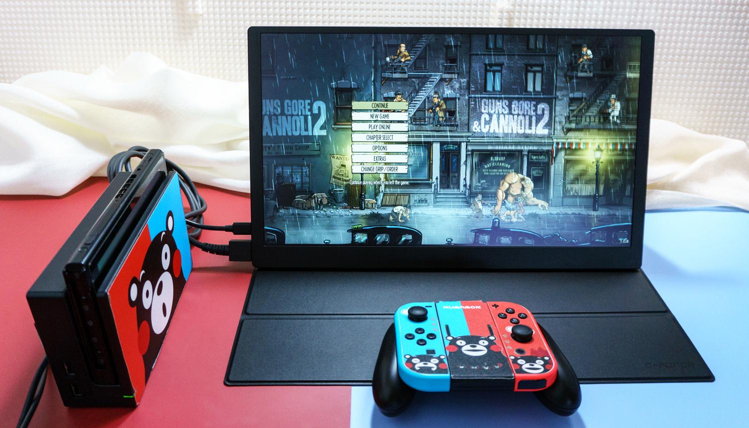 聚会时如何享受多人Switch乐趣?便携屏C-ForceCF011XTPro上手