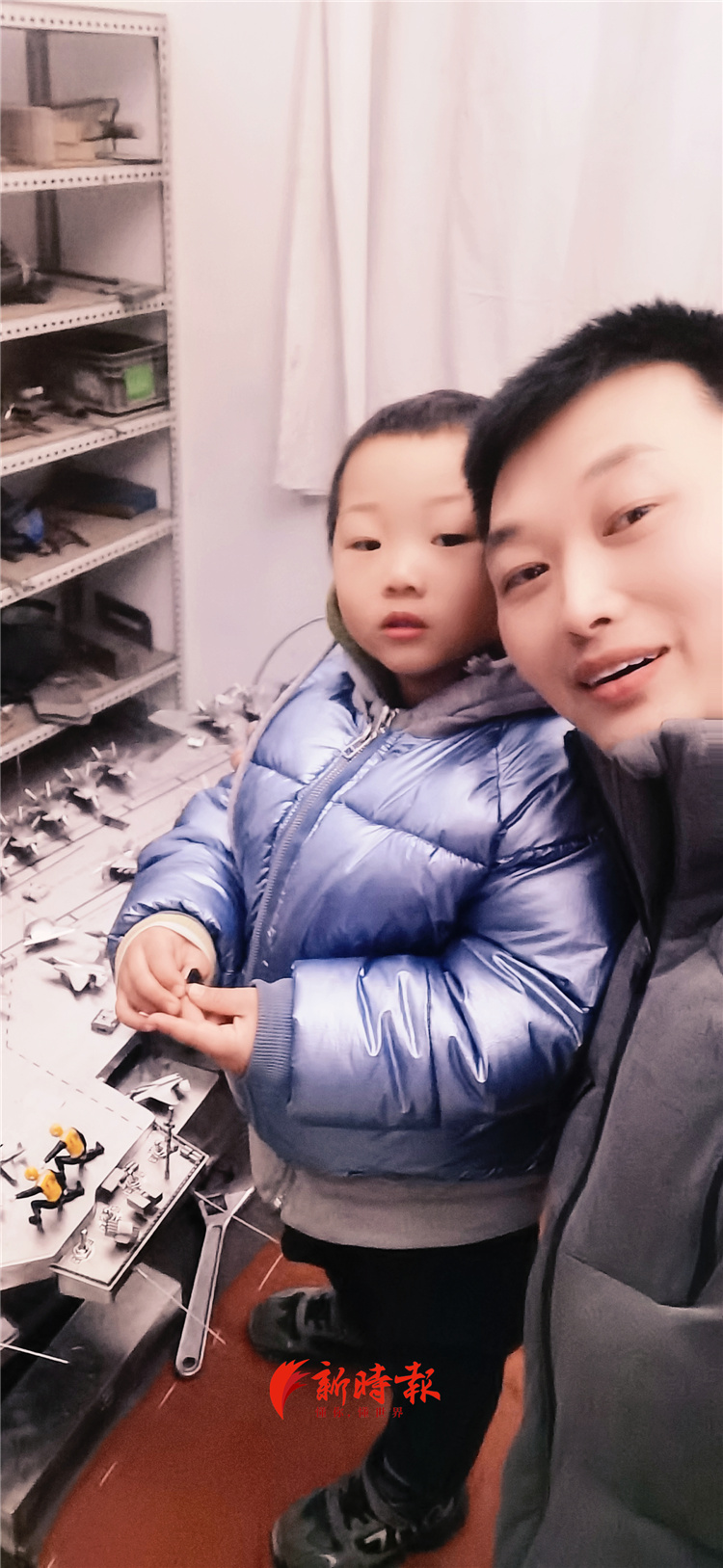 船锚、雷达、飞机都能动！焊接工三年磨一“舰”，为儿子自制独一无二的礼物