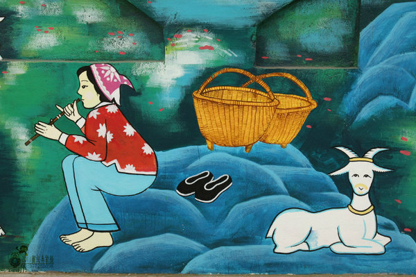 陕北的安塞不仅有响彻大地的腰鼓，还有奇美的农民画....