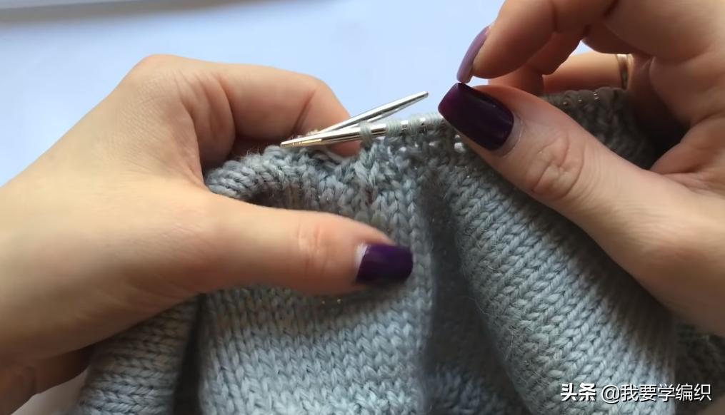 v领挑边怎么织,织毛衣织螺纹哪一个好看