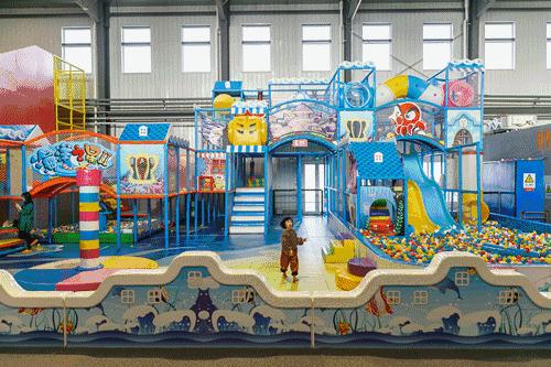 天津攀岩蹦床运动馆,天津淘气堡攀岩