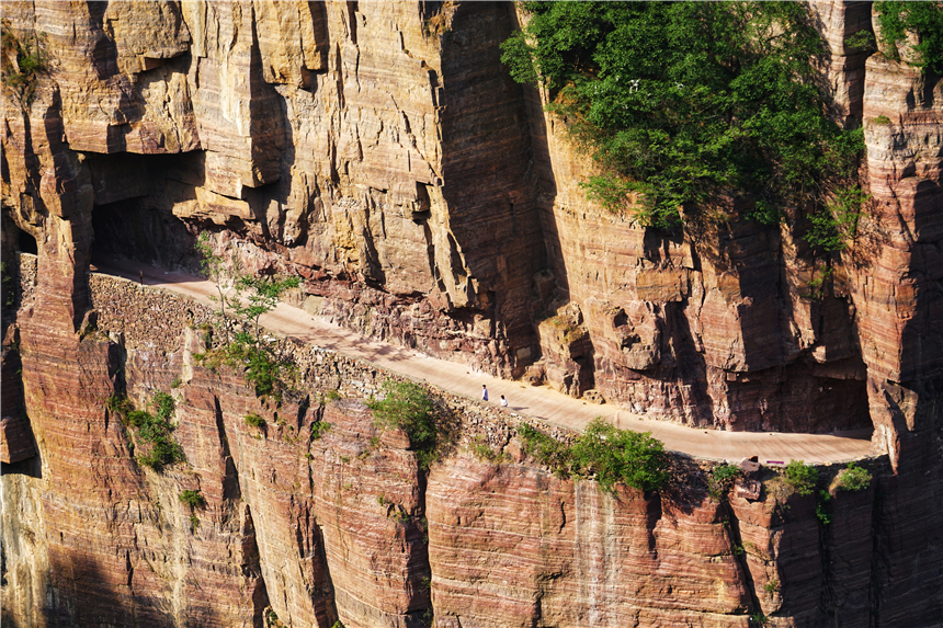 河南太行山人挖的隧道,太行山上的七大奇迹
