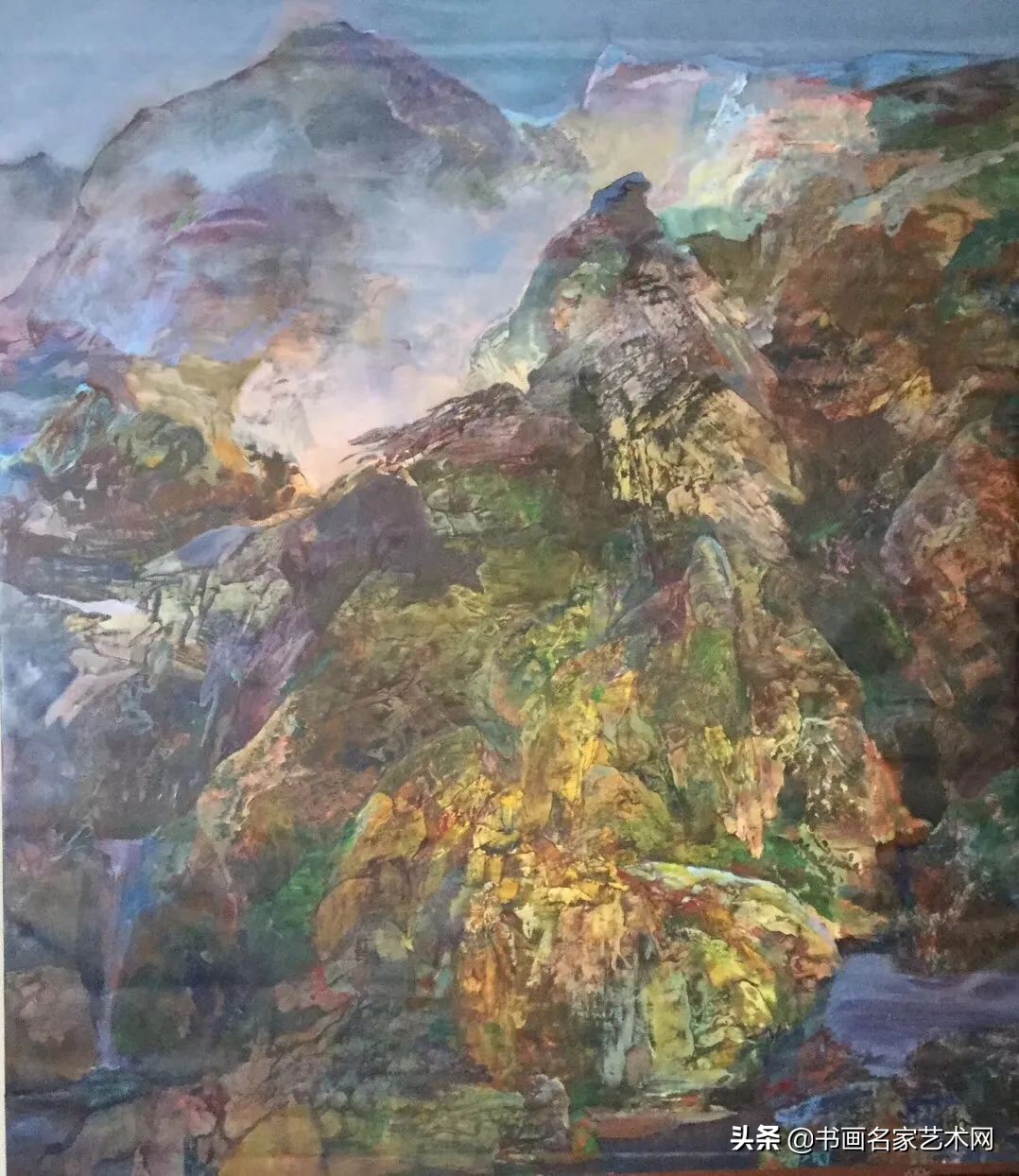 杨兴雅意向山水油画作品欣赏,艺术中国杨建宏绘画作品鉴赏