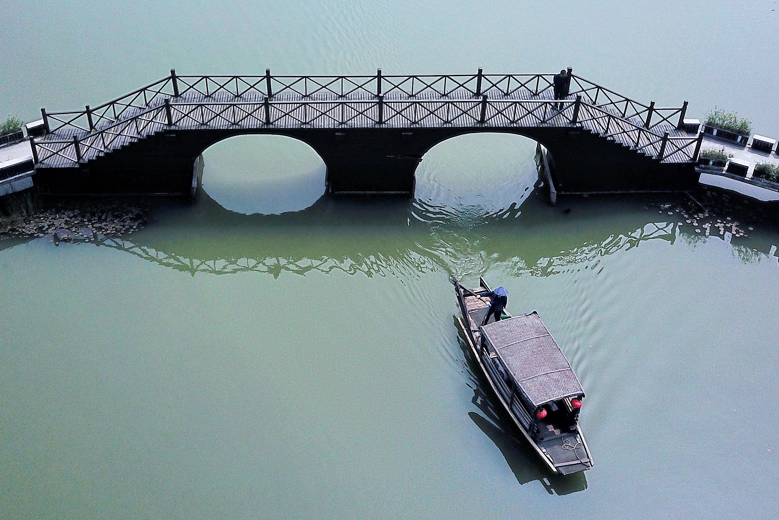 常熟沙家浜一日游结束,常熟水上花田沙家浜