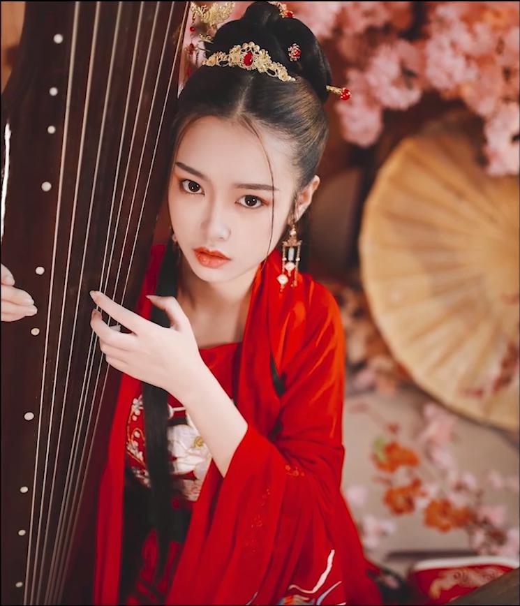 汉服夜间拍摄便携补光灯,汉服圆圈补光灯