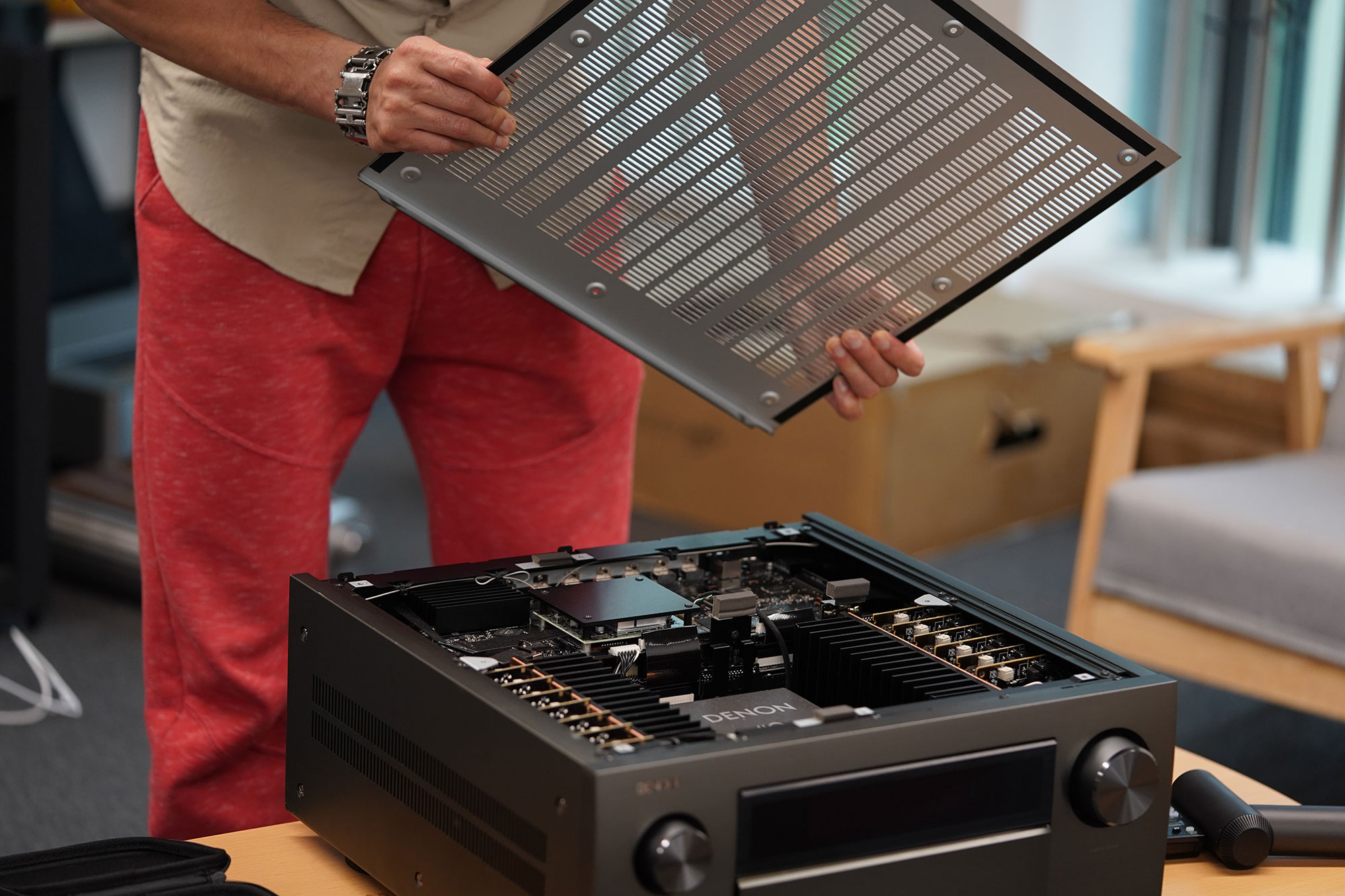 天龙avc-a110功放评测,天龙avc-a110拆解