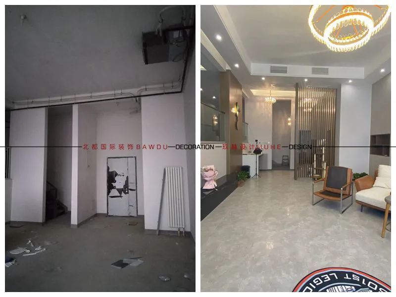 现代跃层设计效果图,装修设计案例大户型跃层