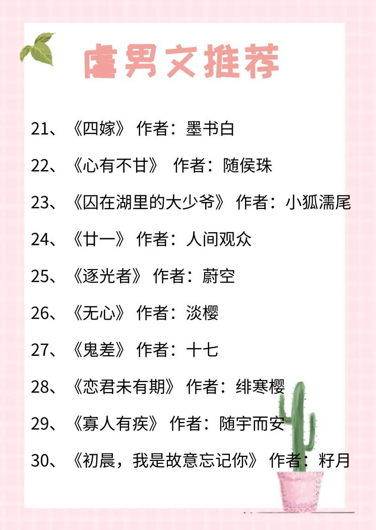 女主反虐男主小说免费阅读,虐男主的小说番茄小说