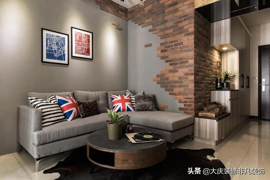 75m²工业风格，原始魅力时尚放荡不羁，将咖啡厅直接搬回家