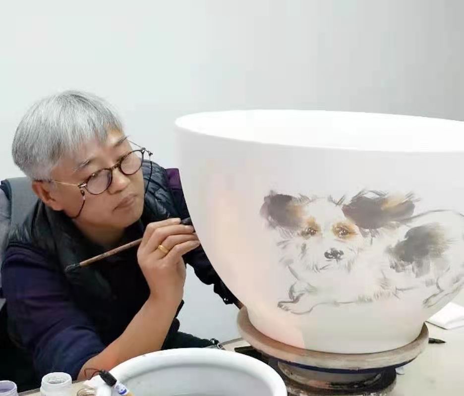 刘世雄绘画作品鉴赏,关于十年磨一剑砥砺再出发的绘画