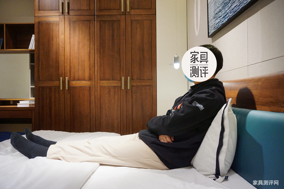 柏森新中式大床,适合轻奢风格的实木床