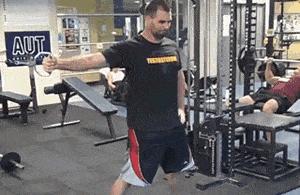 如何增加胸肌中缝,胸肌中缝拉伸动作