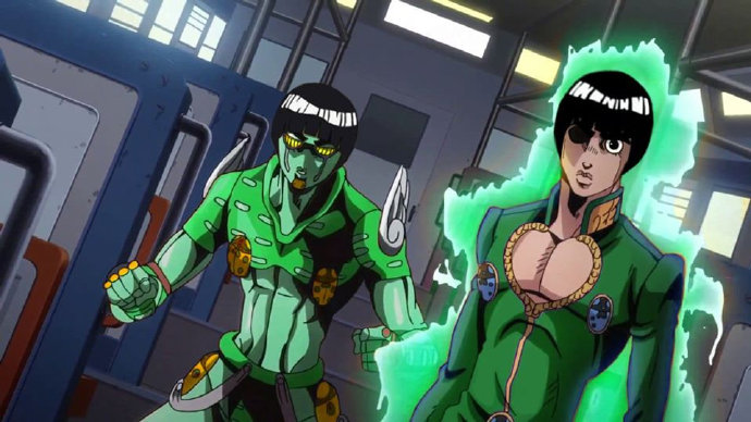 国外同人大佬将JOJO和小李融合到一起，网友戏称《JO影忍者》