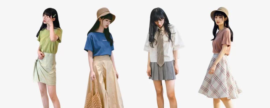 腿粗屁股大半身裙小个子150秋季,150矮个子格子半身裙搭黑色呢子