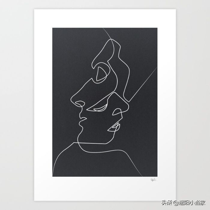 笔触丝滑的装饰画,仙气飘飘的小装饰画