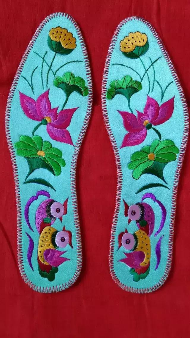 指尖飞舞鞋垫,100款惊艳手工鞋垫