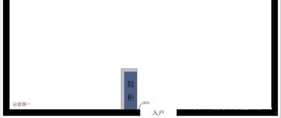 门左右两边没墙怎样做入户鞋柜,入户门左右两侧无墙体如何做鞋柜