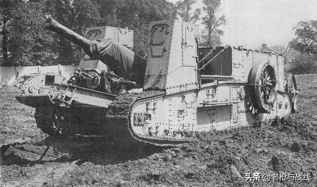 自行火炮的始祖，英国MK.I型火炮运载车
