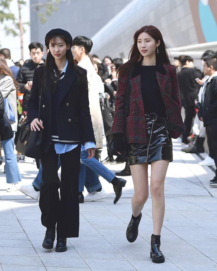 韩国的西装穿搭,韩国女生冬季西装穿搭