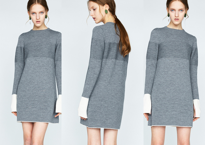 冬款气质修身裙针织裙,冬季高级感穿搭针织裙