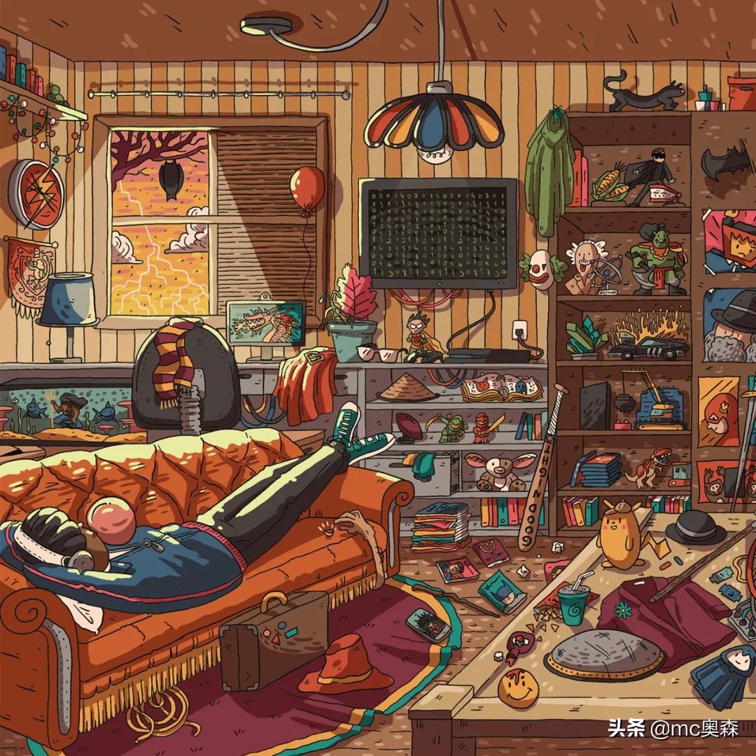 简单又能让人眼前一亮的插画配色,一组很有视觉震撼力的插画作品