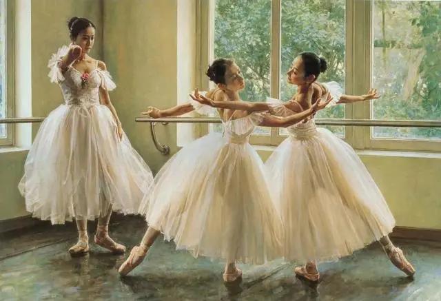 他偷看老婆同事跳舞25年，画下这曼妙的人体油画，还卖了1200万