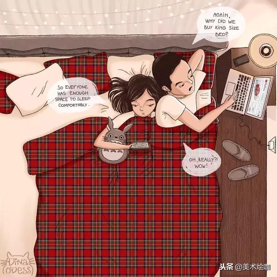 少女心爆棚的唯美插画,软萌插画清新少女心