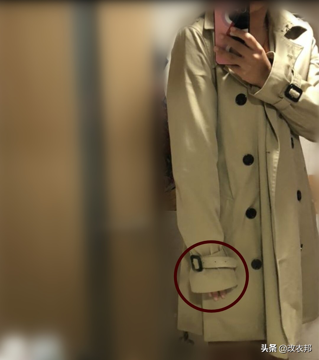 风衣袖子长了怎么改短视频,风衣袖子长隐形缝法