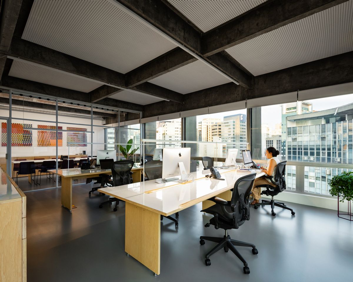 开放式办公空间布局,创意开放式办公设计