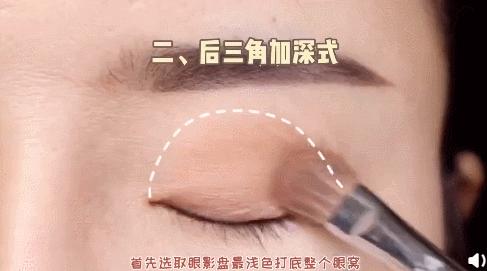 眼妆万能公式新手入门,5分钟就能搞定的眼妆